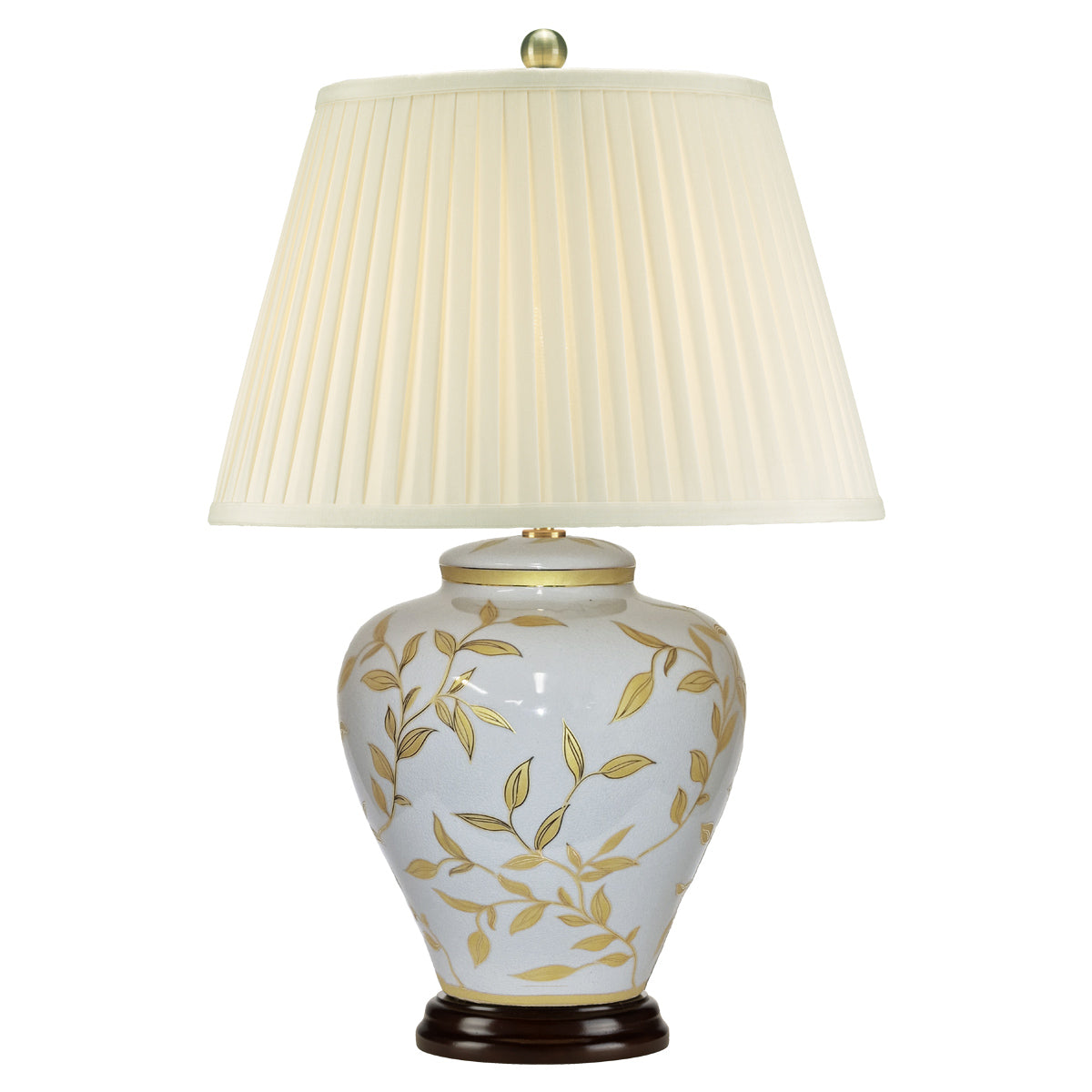 Elstead Lighting Table Lamp from the Leaves Brown Gold range. Leaves Brown Gold 1 Light Table Lamp Product Code = LEAVES-BR-GL-TL