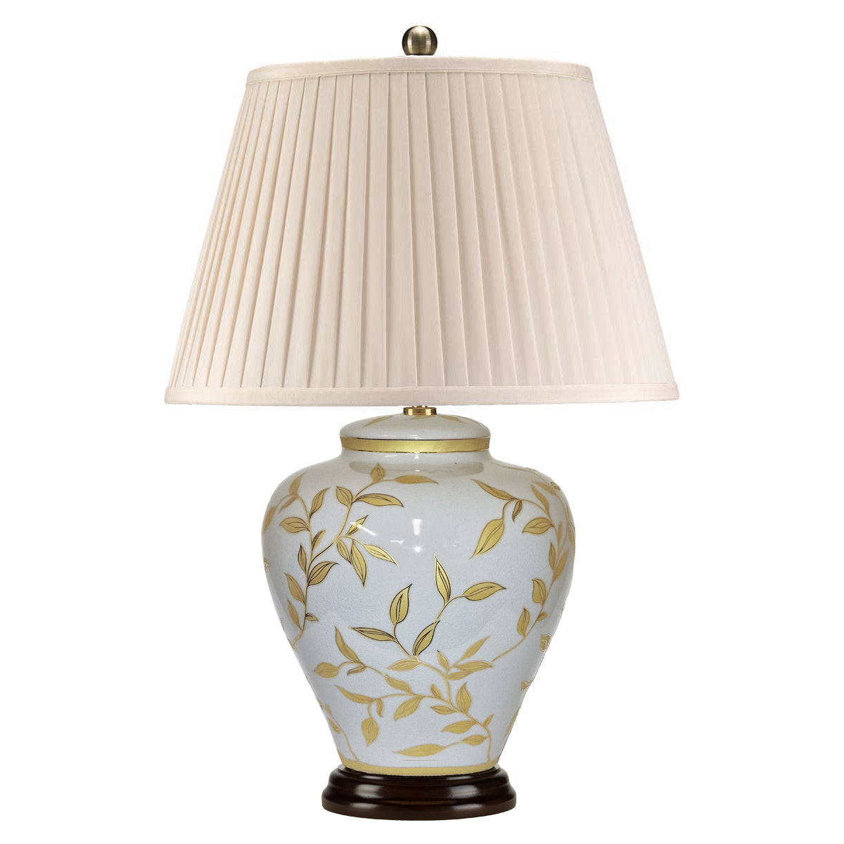 Elstead Lighting Table Lamp from the Leaves Brown Gold range. Leaves Brown Gold 1 Light Table Lamp Product Code = LEAVES-BR-GL-TL