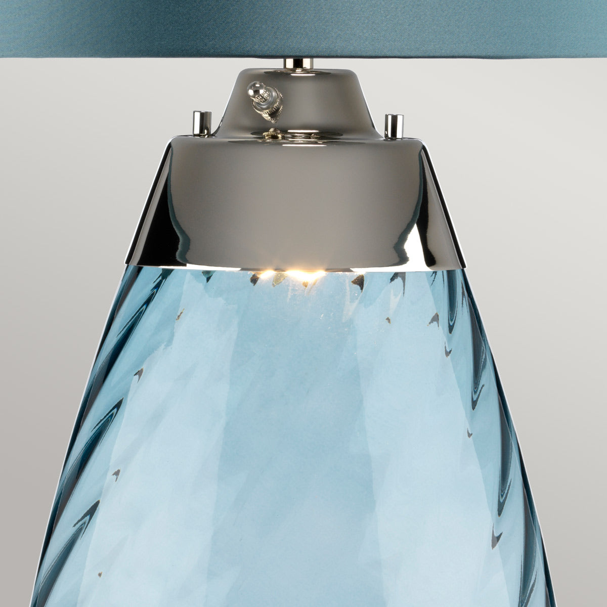 Elstead Lighting Table Lamp from the Lena - Blue range. Lena 2 Light Large Blue Table Lamp Product Code = LENA-TL-L-BLUE