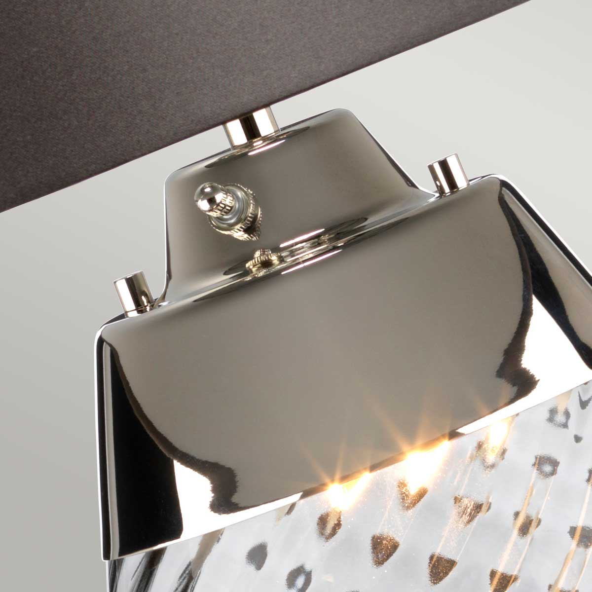 Elstead Lighting Table Lamp from the Lena - Smoke range. Lena 2 Light Large Smoke Table Lamp Product Code = LENA-TL-L-SMOKE