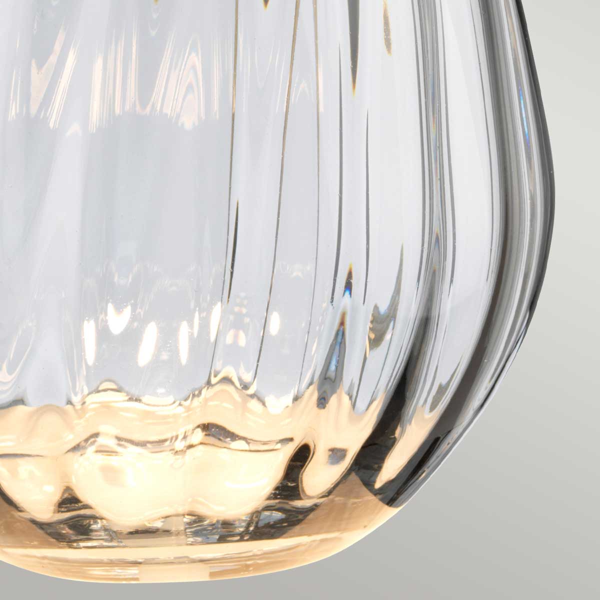 Elstead Lighting Table Lamp from the Lena - Smoke range. Lena 2 Light Small Smoke Table Lamp with Off-white Shade Product Code = LENA-TL-S-SMOKE-OWSS