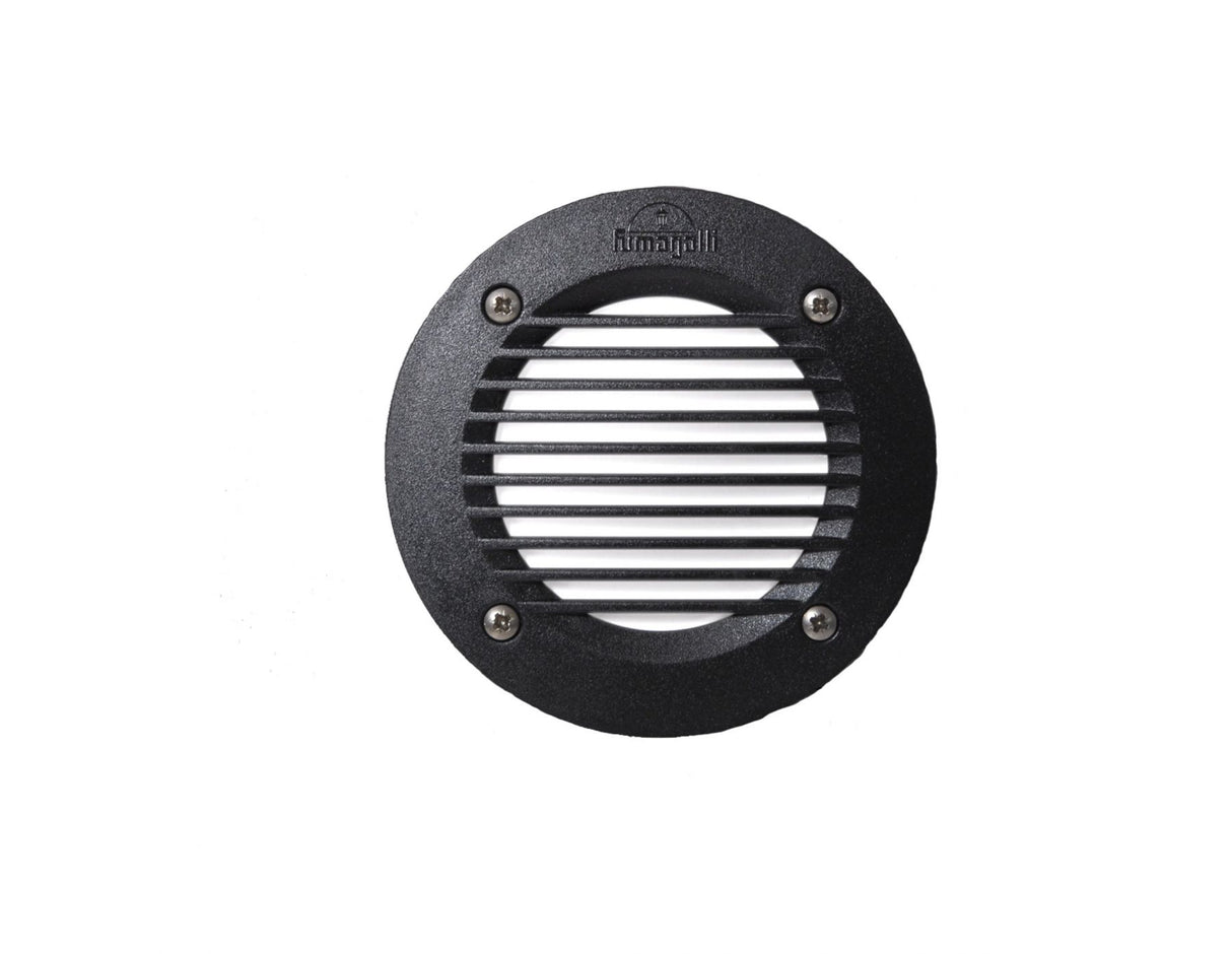 Magnalux Leti 100 Round Black Grill LED GX53 3W Recessed Wall Light Part Number - LETI100RDGRBL