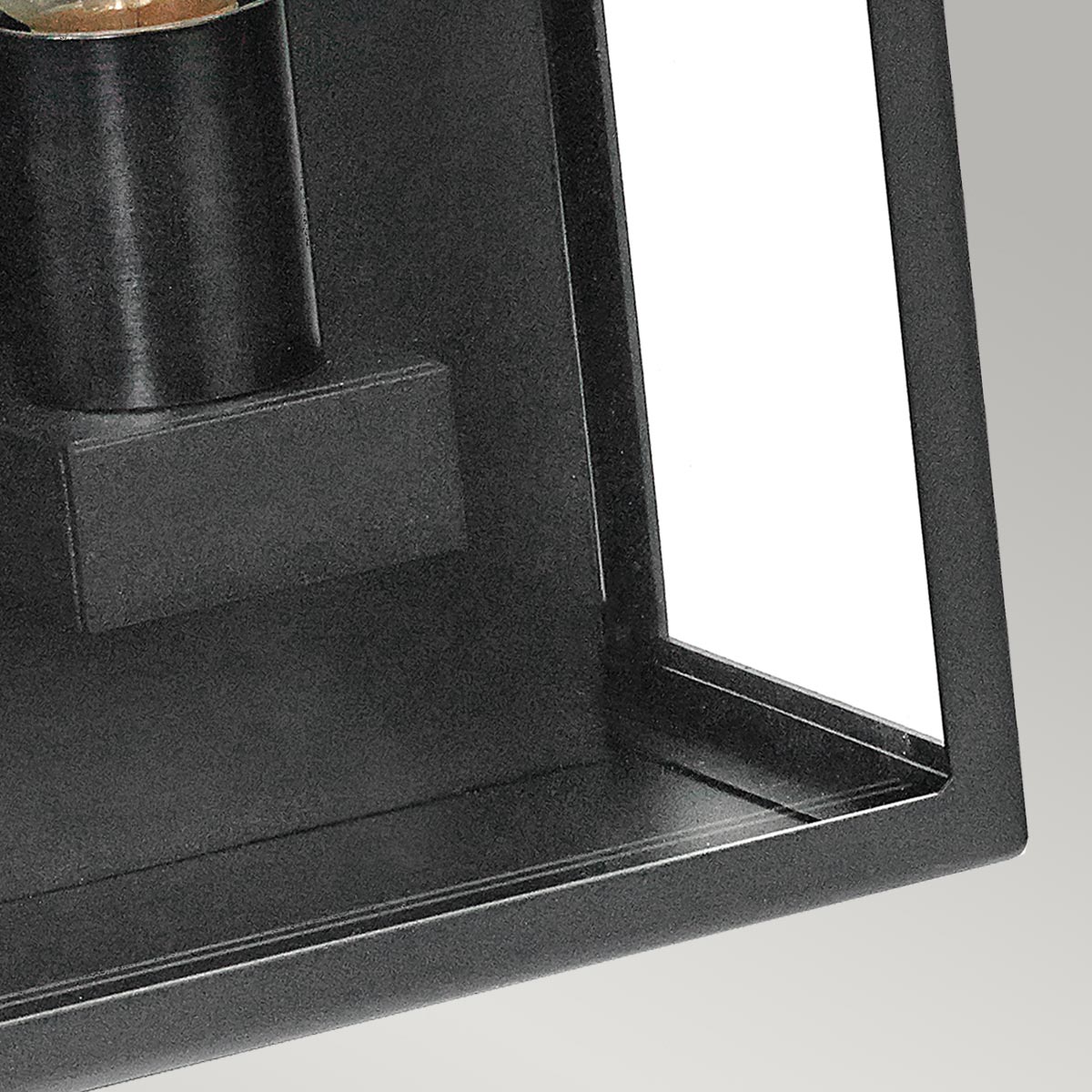 Norlys Lofoten 1 Light Half Lantern LOFOTEN7-BLK