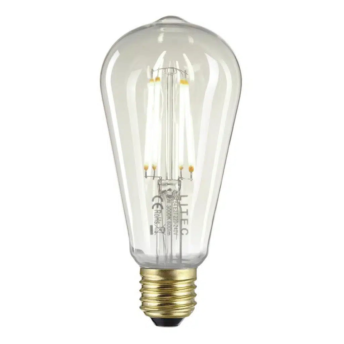 Elstead Lighting Clear Edison LED E27 Lamp LP-LED7W-E27-ST64-C