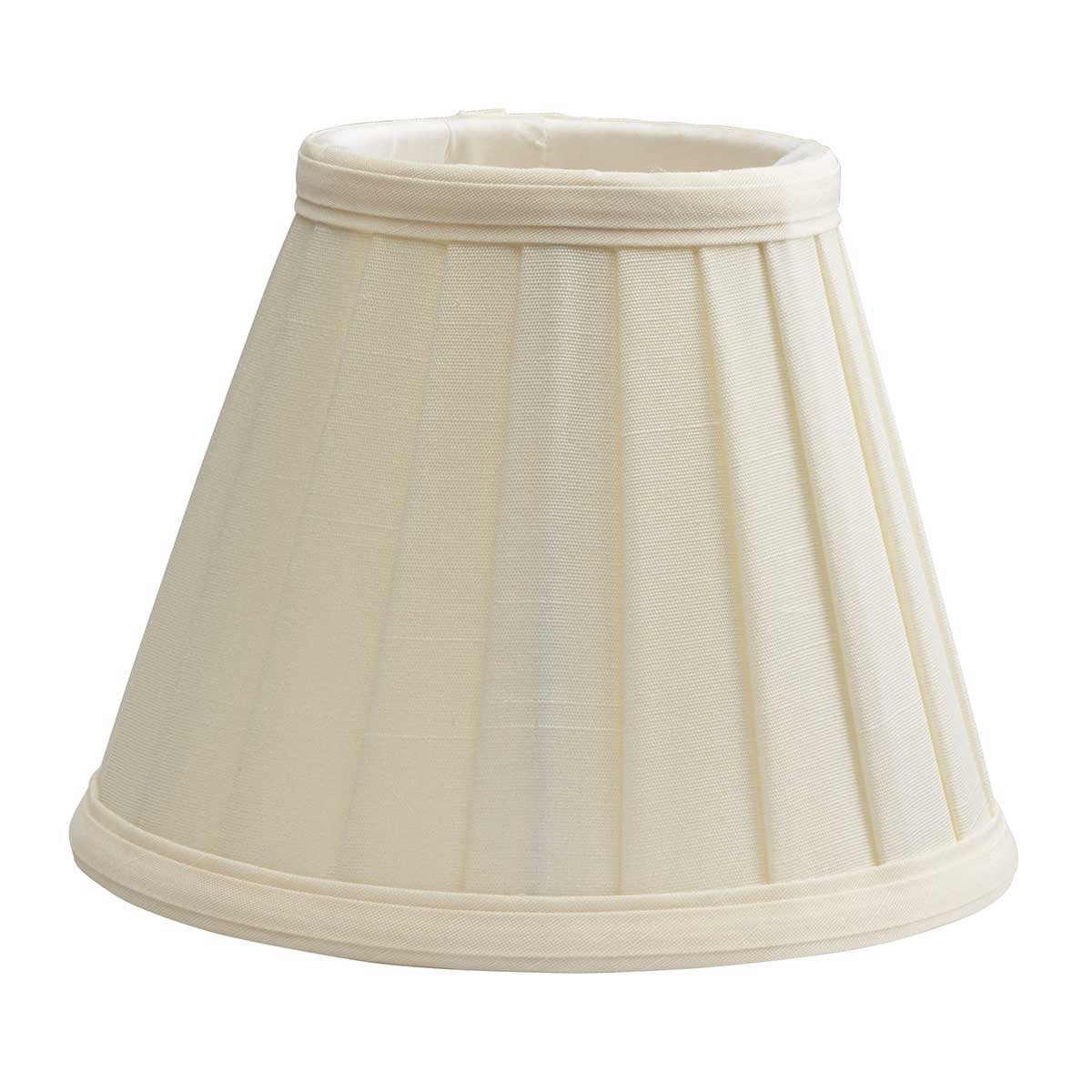 Elstead Lighting Clip Shade from the Clip Shades range. Clip Shades Pleated Ivory Candle Shade Product Code = LS162