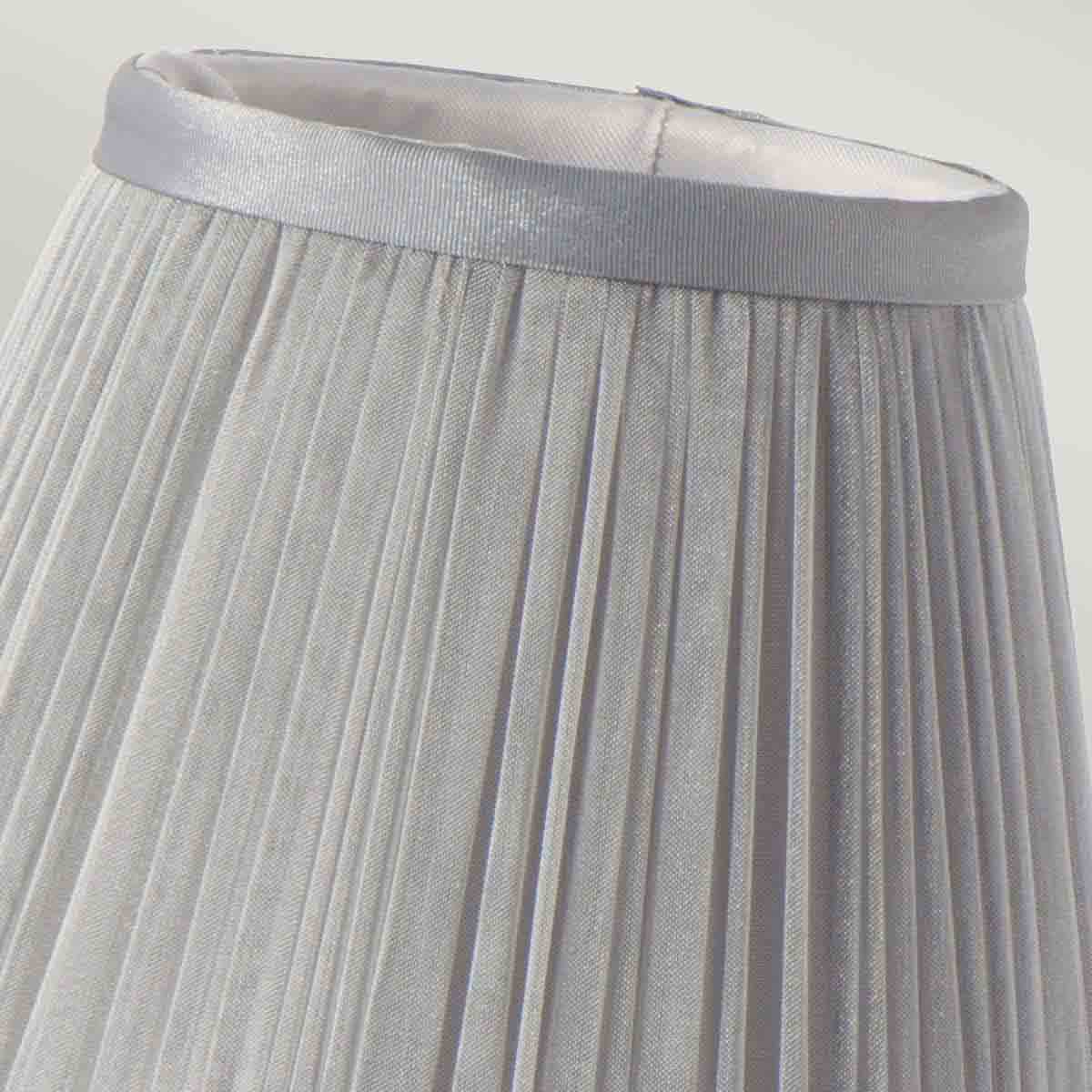 Elstead Lighting Clip Shade from the Clip Shades range. Clip Shades Pleated Grey Chiffon Candle Shade Product Code = LS200