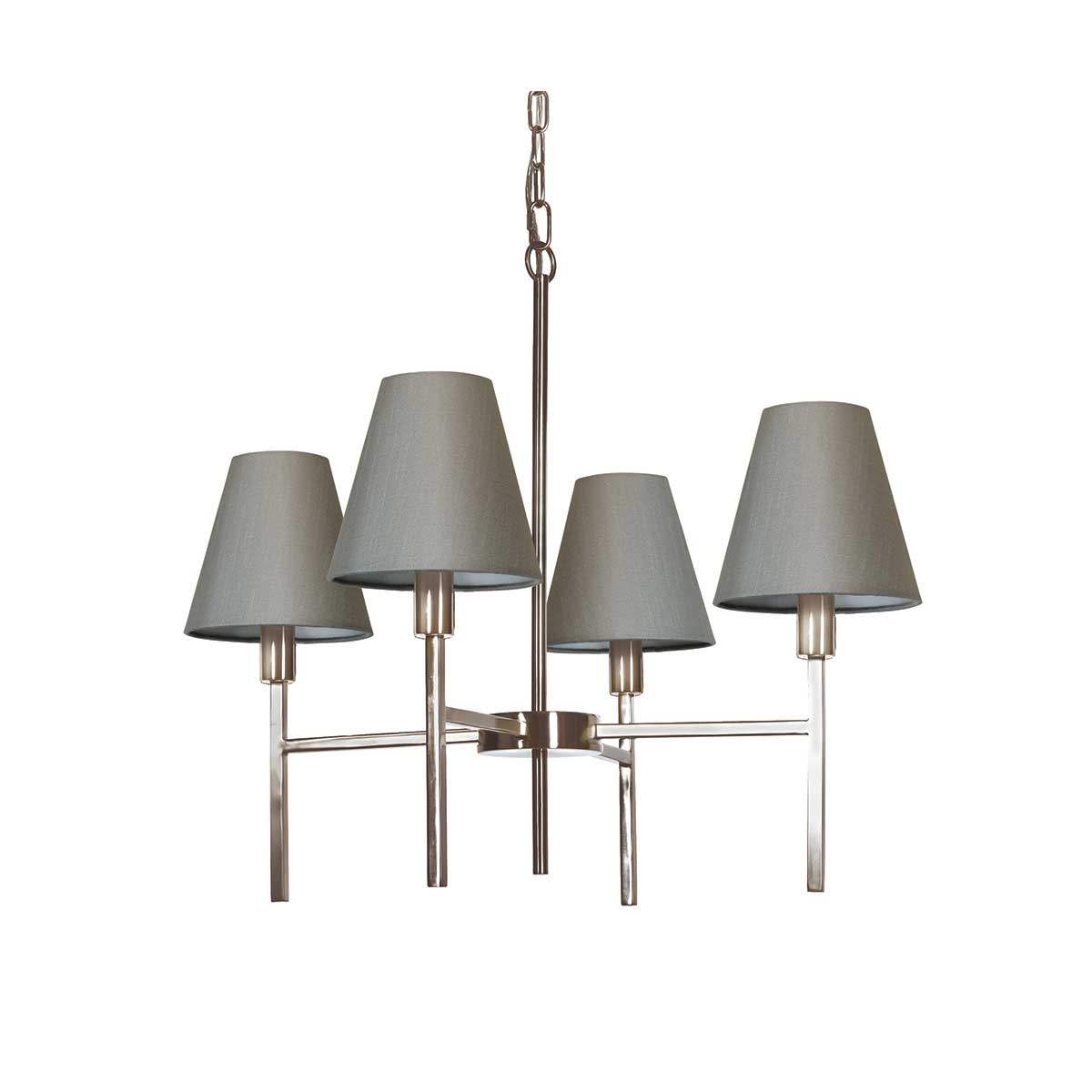 Elstead Lighting Chandelier from the Lucerne range. Lucerne 4 Light Chandelier Product Code = LUCERNE-4LT