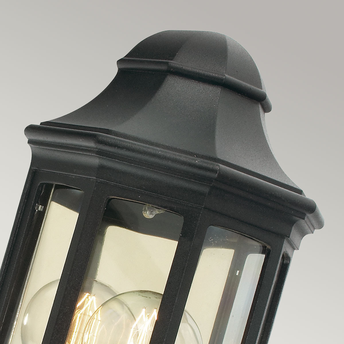 Norlys Malaga Mini 1 Light Mini Wall Lantern - Black M8-2-MINI-BLACK
