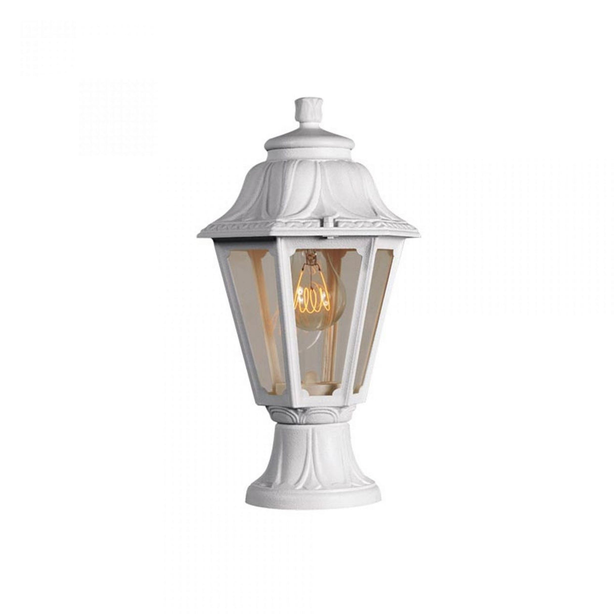 Magnalux Mikrolot/Anna Black Clear E27 Post Top Light Part Number - MIKROLOT/ANNA