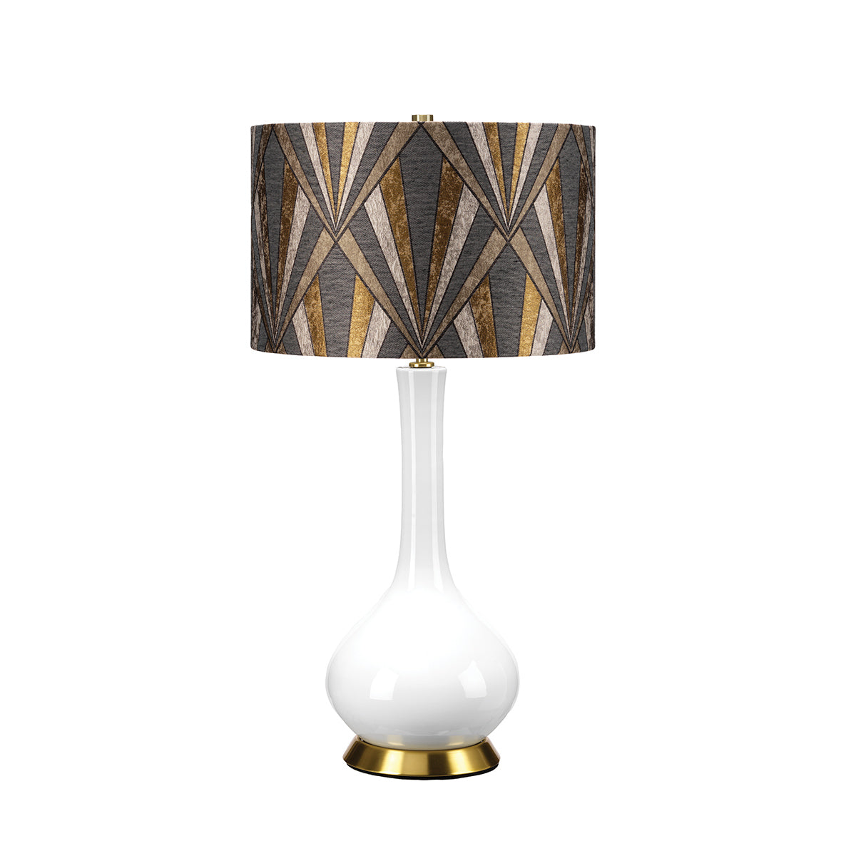 Elstead Lighting Table Lamp from the MILO range. Milo 1 Light Table Lamp Product Code = MILO-AB-TL-VOGPB