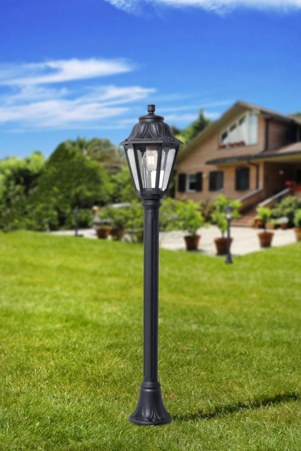 Magnalux Mirella Black Clear E27 Wall Light Part Number - MIRELLA