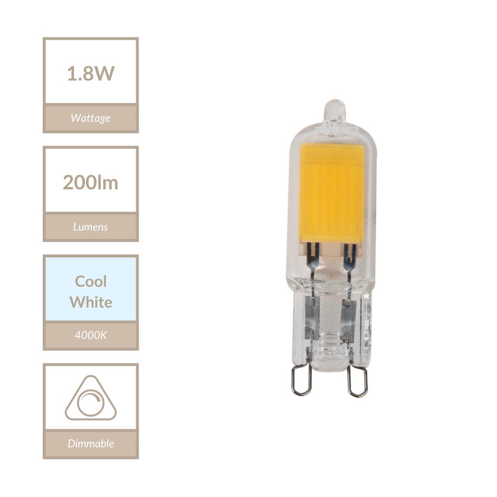 Magnalux G9 - SMD LED Chipped Lamp. Part Number - MLDG9/CW