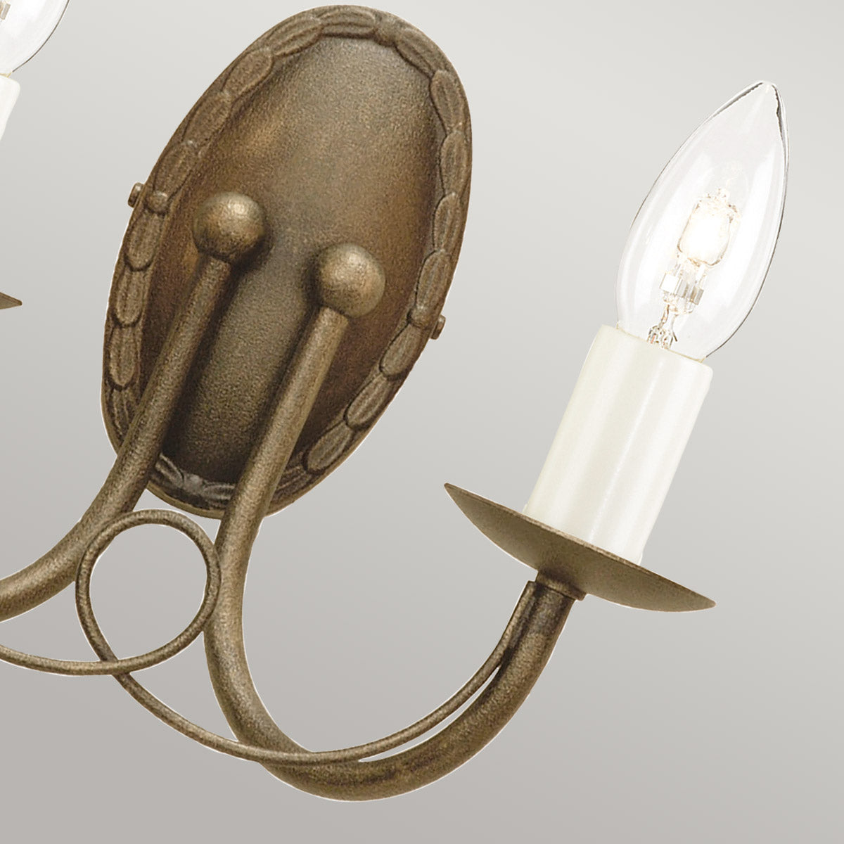 Elstead Lighting Wall Light from the Minster range. Minster 2 Light Wall Light Product Code = MN2-BLK-GOLD