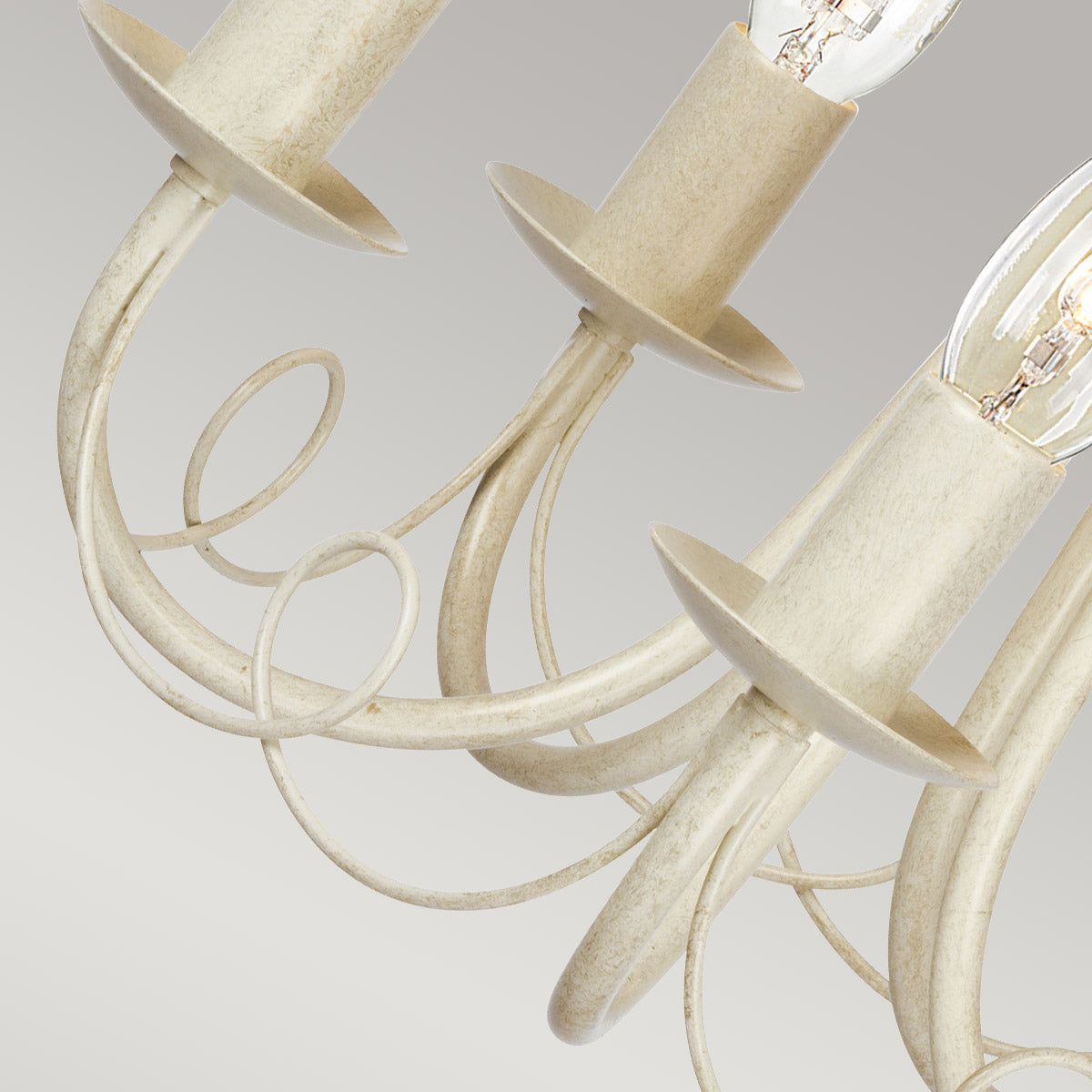 Elstead Lighting Chandelier from the Minster range. Minster 5 Light Chandelier Product Code = MN5-IV-GOLD