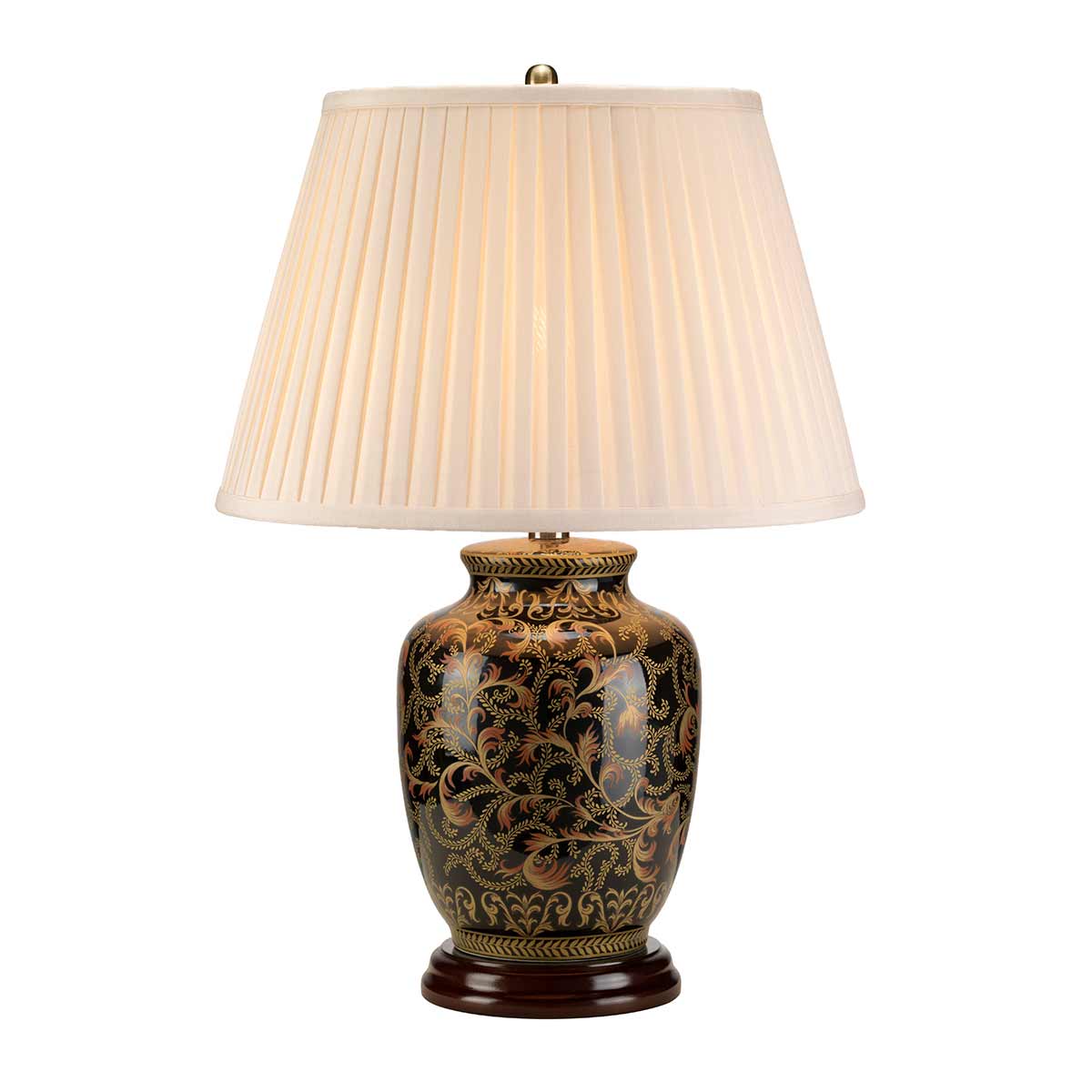 Elstead Lighting Table Lamp from the Morris range. Morris 1 Light Small Table Lamp Product Code = MORRIS-TL-SMALL