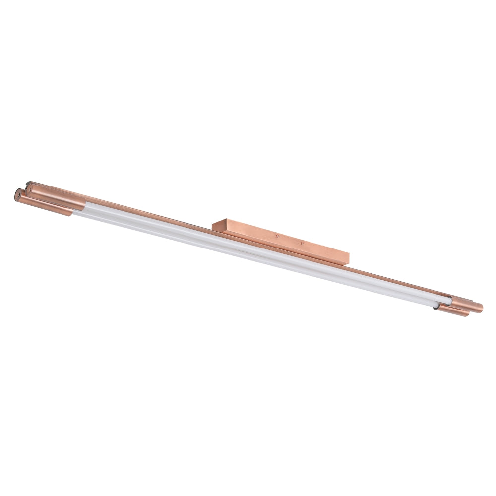 Magnalux NOVA T5 LED 2 x 18W 4000K Brushed Brass Part Number - NOV18BB