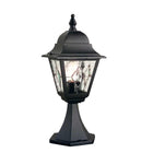 Elstead Lighting Pedestal Lantern from the Norfolk range. Norfolk 1 Light Pedestal Lantern Product Code = NR3-BLK