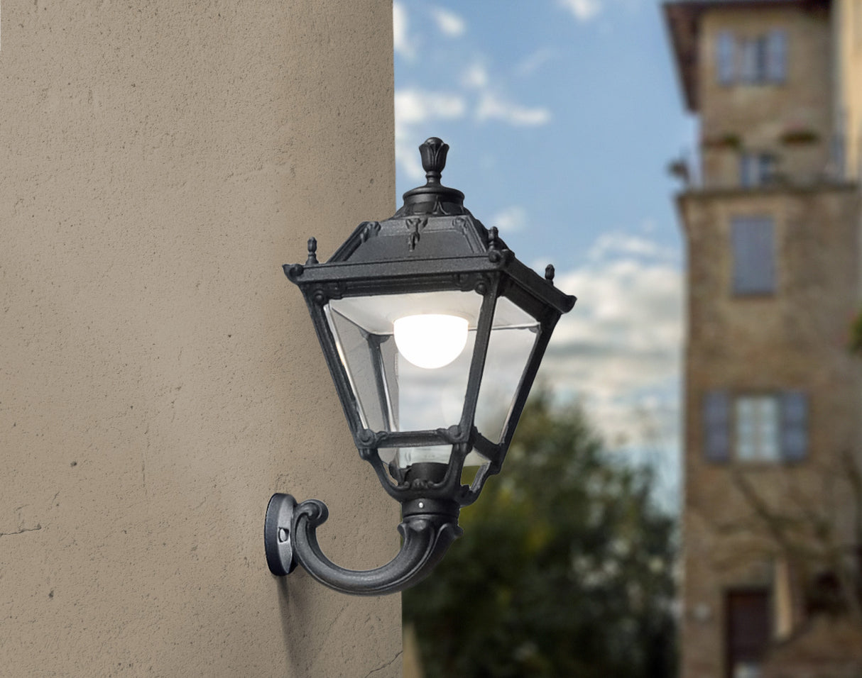 Magnalux Ofir /Simon Black Clear E27 15W 3K Wall Light Part Number - OFIR/SIMON