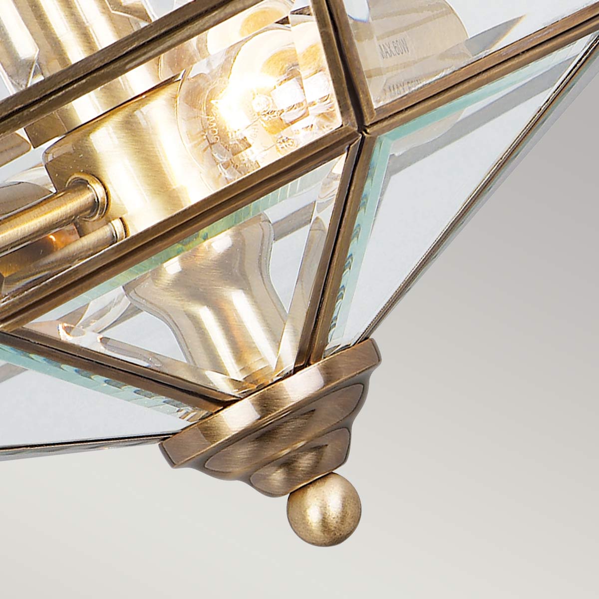 Elstead Lighting Ceiling Semi-Flush from the Old Park range. Old Park 2 Light Semi-Flush Product Code = OLD-PARK-AB