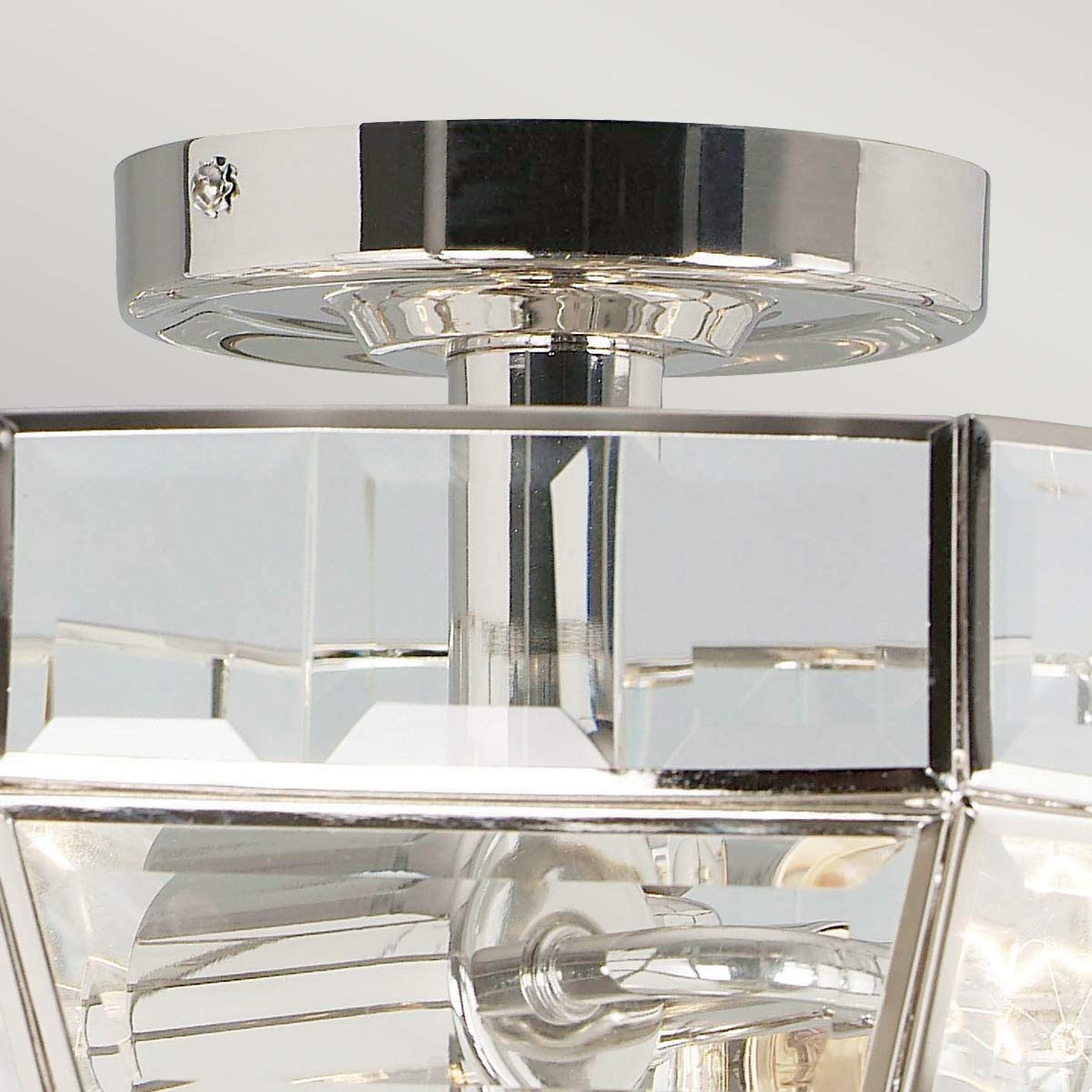 Elstead Lighting Ceiling Semi-Flush from the Old Park range. Old Park 2 Light Semi-Flush Product Code = OLD-PARK-PN
