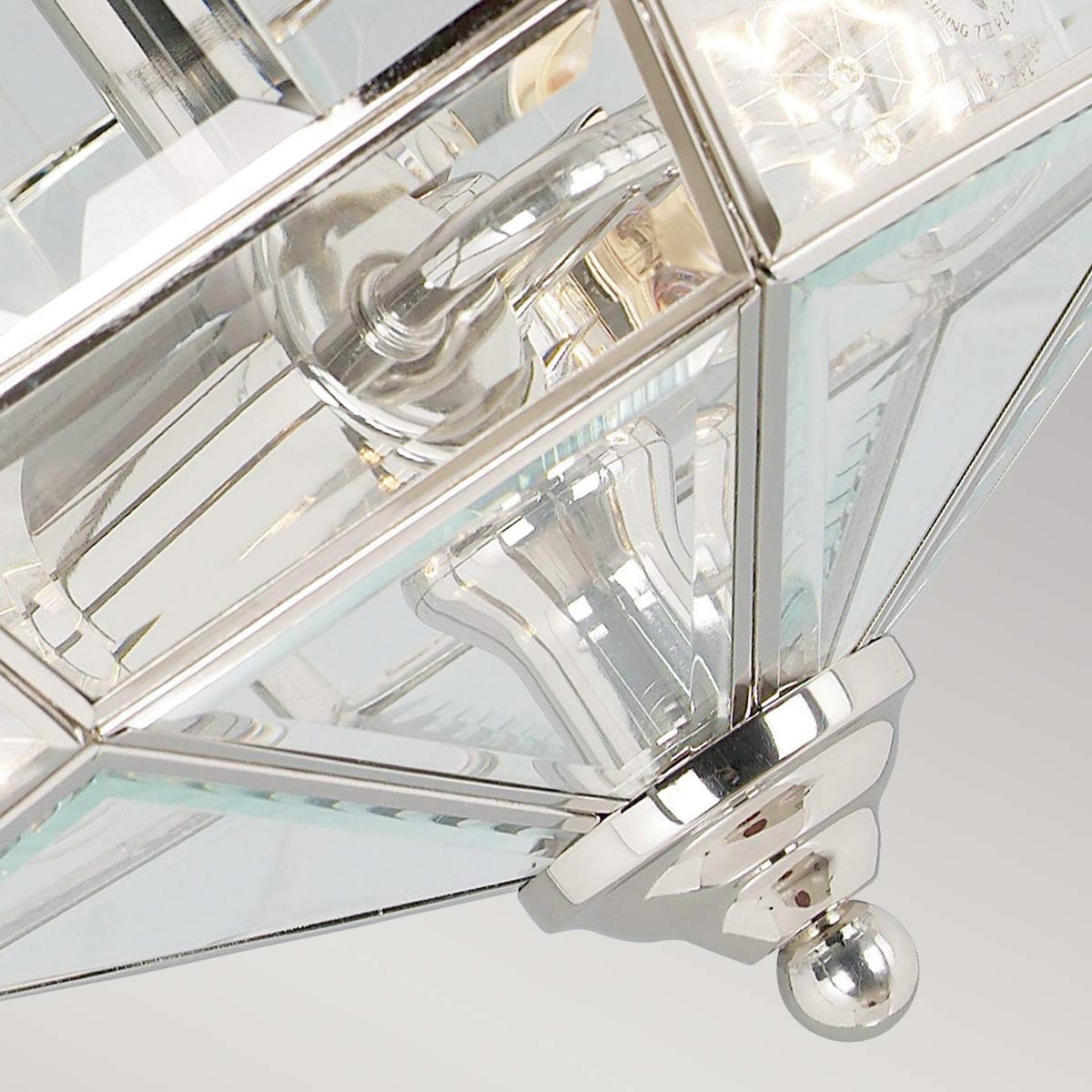 Elstead Lighting Ceiling Semi-Flush from the Old Park range. Old Park 2 Light Semi-Flush Product Code = OLD-PARK-PN
