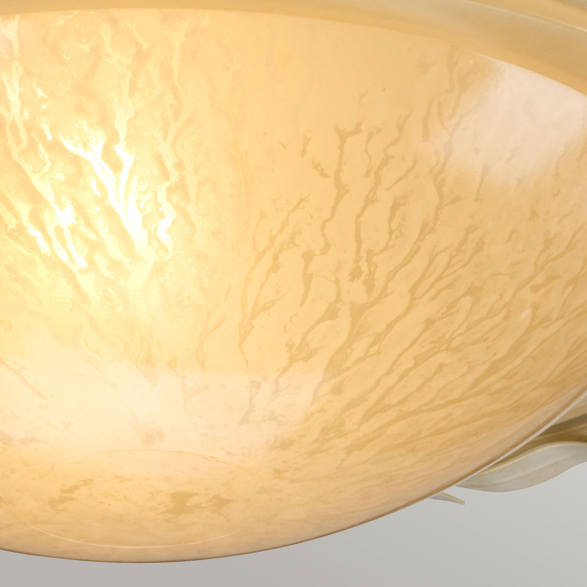 Elstead Lighting Ceiling Flush from the Olivia range. Olivia 1 Light Flush Product Code = OV-F-IV-GOLD