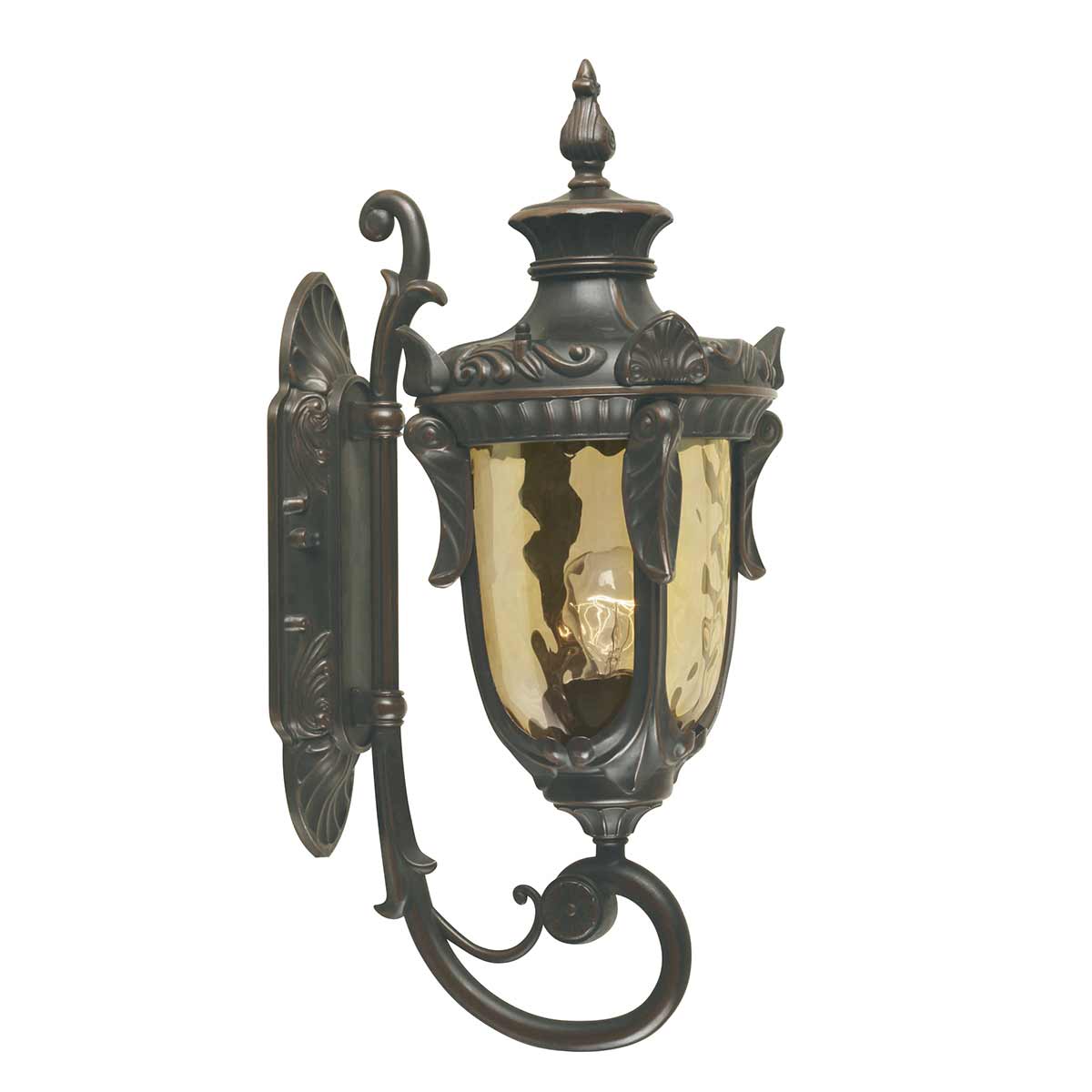 Elstead Lighting Outdoor Wall Light from the Philadelphia range. Philadelphia 1 Light Medium Wall Lantern Product Code = PH1-M-OB