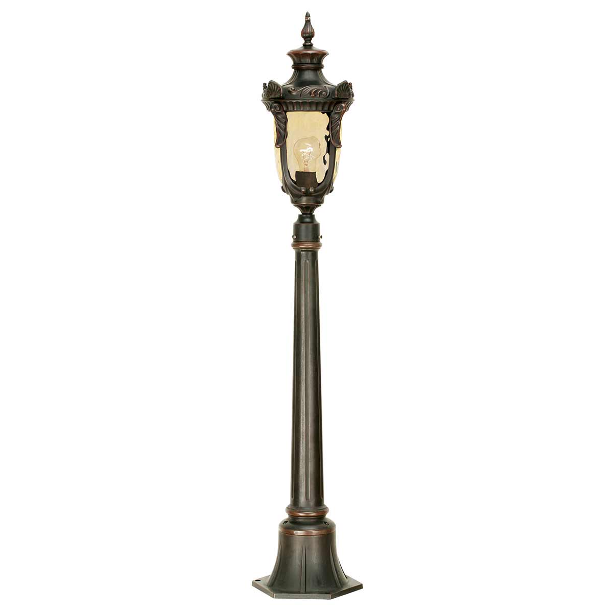 Elstead Lighting Pillar Lantern from the Philadelphia range. Philadelphia 1 Light Medium Pillar Product Code = PH4-M-OB