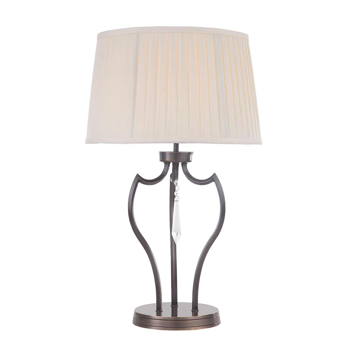 Elstead Lighting Table Lamp from the Pimlico range. Pimlico 1 Light Table Lamp - Dark Bronze Product Code = PM-TL-DB