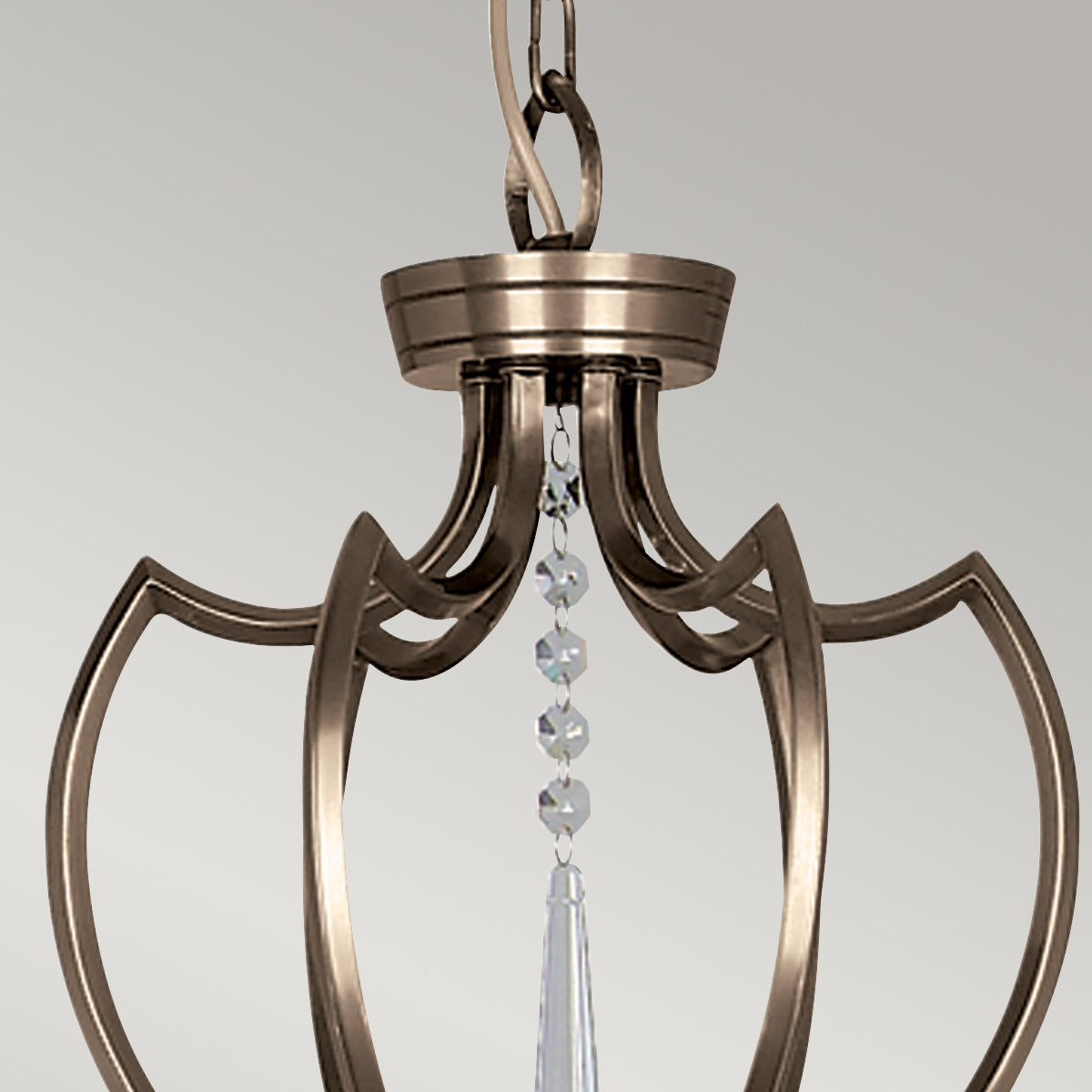 Elstead Lighting Chandelier from the Pimlico range. Pimlico 6 Light Chandelier - Dark Bronze Product Code = PM6-DB