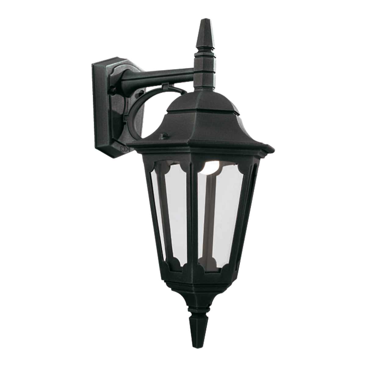 Elstead Lighting Outdoor Wall Light from the Parish range. Parish 1 Light Down Wall Lantern Product Code = PR2-BLACK