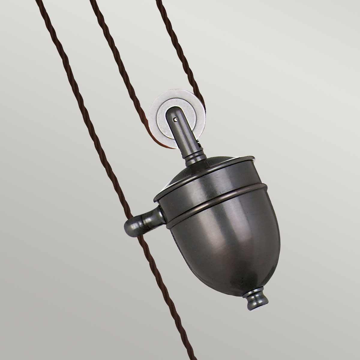 Elstead Lighting Pendant from the Provence range. Provence 1 Light Rise and Fall Pendant Product Code = PV-P-OB