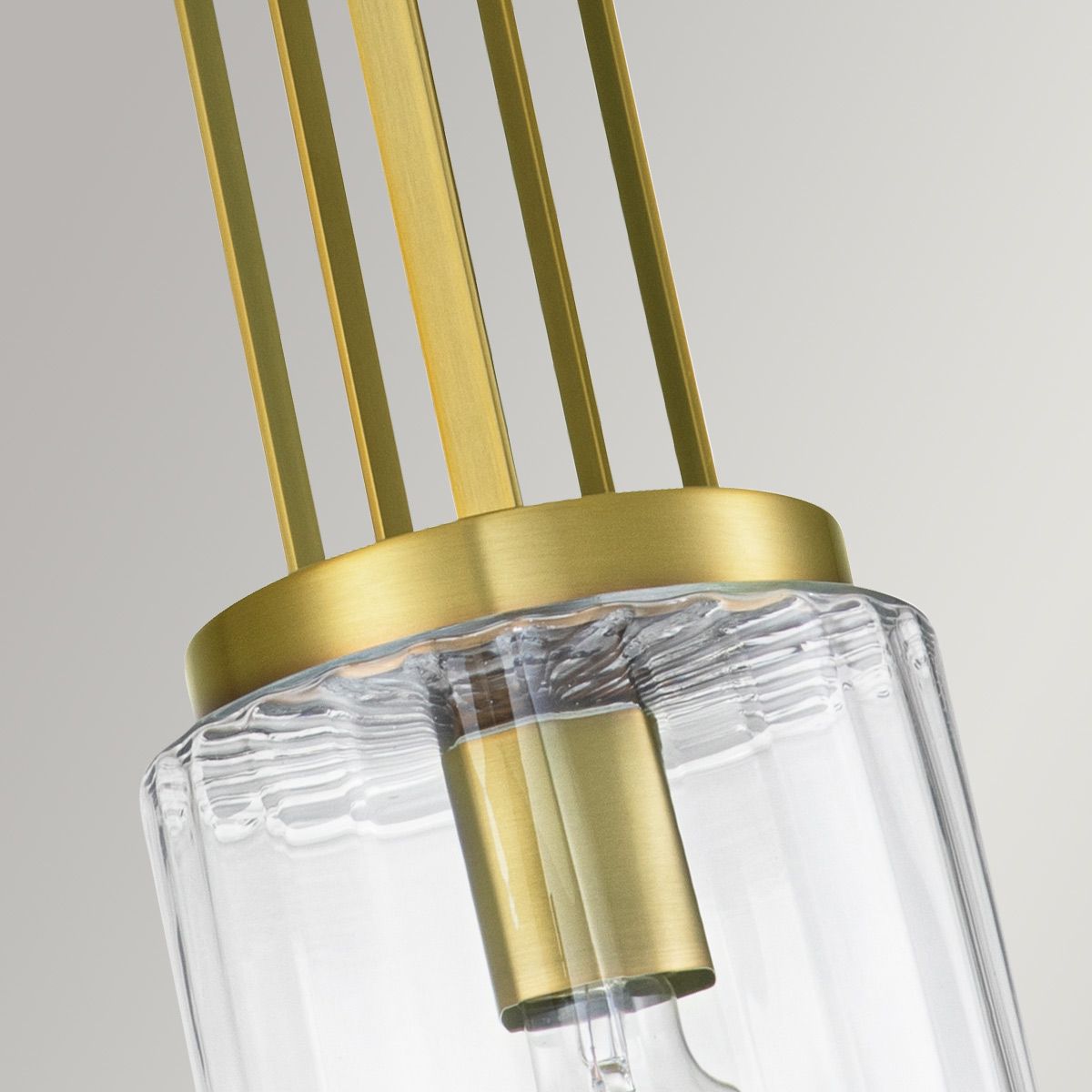 Elstead Lighting Quintiesse Collection Kimrose 1 Light Mini Pendant from the Kimrose range. Part Number - QN-KIMROSE-MP-BNB