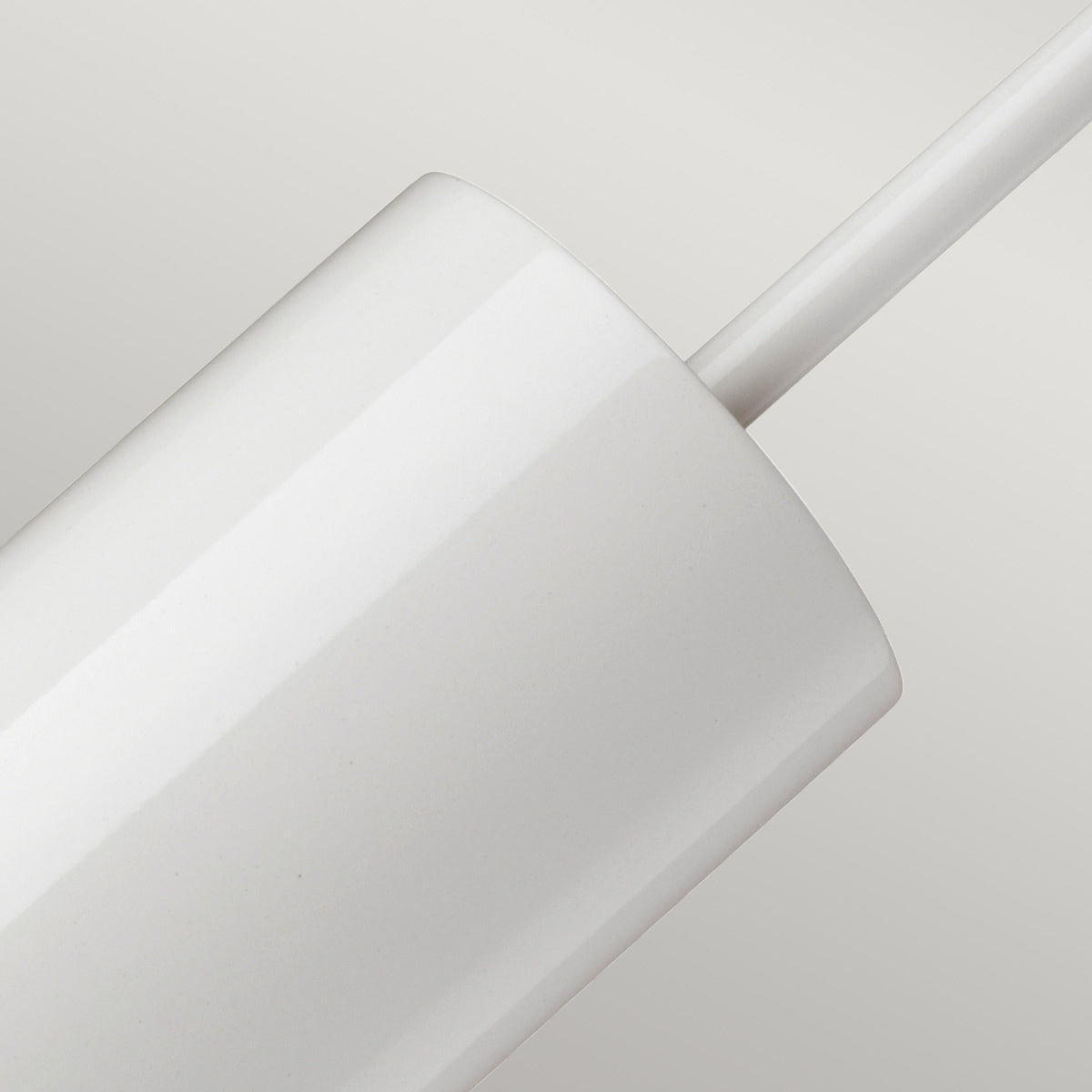 Elstead Lighting Pendant from the Quinto range. Quinto 1 Light Pendant - White Aged Brass Product Code = QUINTO1P-WAB