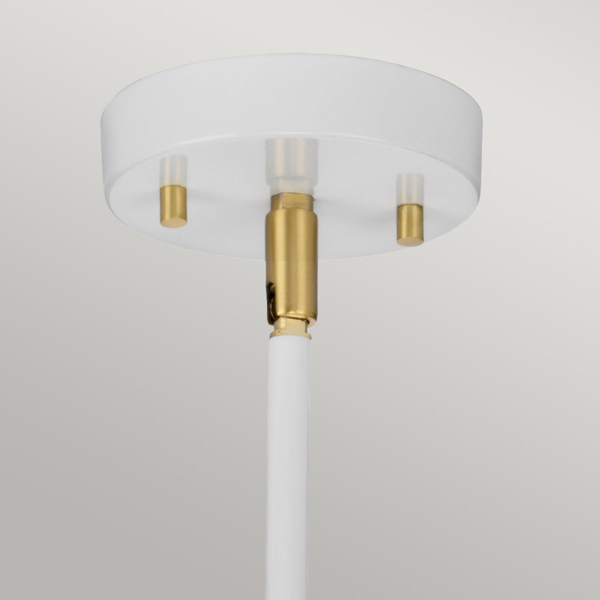 Elstead Lighting Chandelier from the Quinto range. Quinto 6 Light Chandelier - White Aged Brass Product Code = QUINTO6-WAB