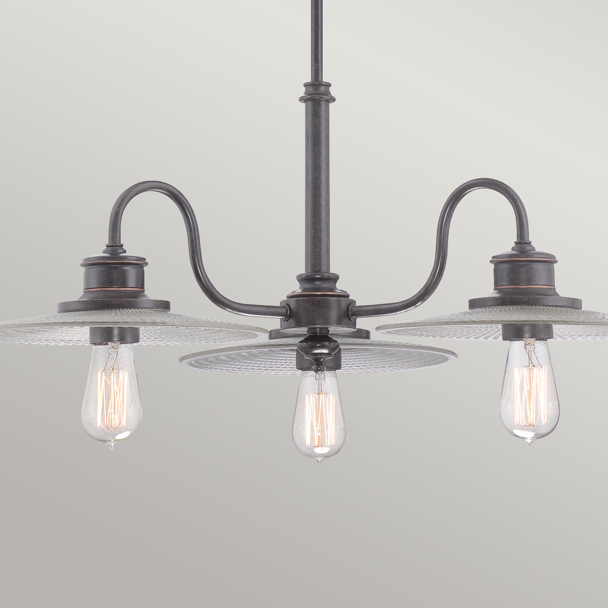 Quoizel Chandelier from the Admiral range. Admiral 3 Light Chandelier Product Code = QZ-ADMIRAL-3P-IB
