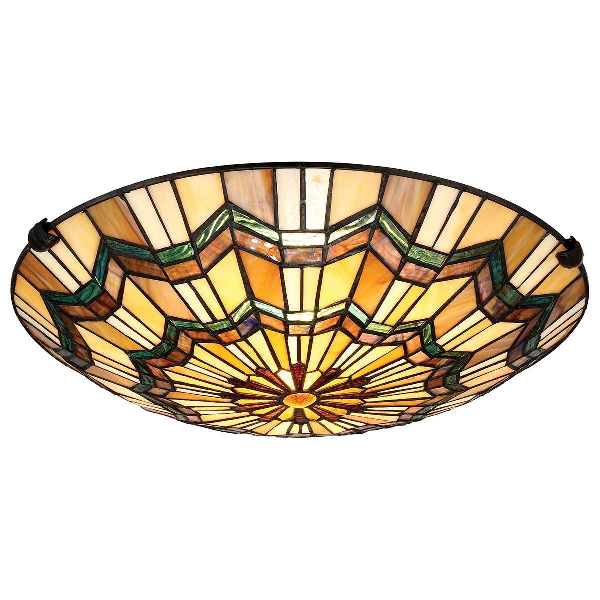 Quoizel Ceiling Flush from the Alcott range. Alcott 2 Light Flush Product Code = QZ-ALCOTT-F