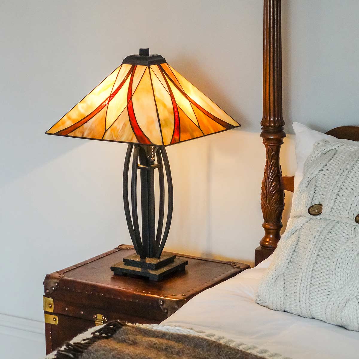 Quoizel Table Lamp from the Asheville range. Asheville 2 Light Table Lamp Product Code = QZ-ASHEVILLE-TL