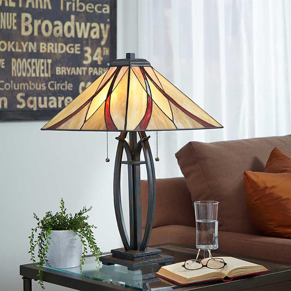 Quoizel Table Lamp from the Asheville range. Asheville 2 Light Table Lamp Product Code = QZ-ASHEVILLE-TL