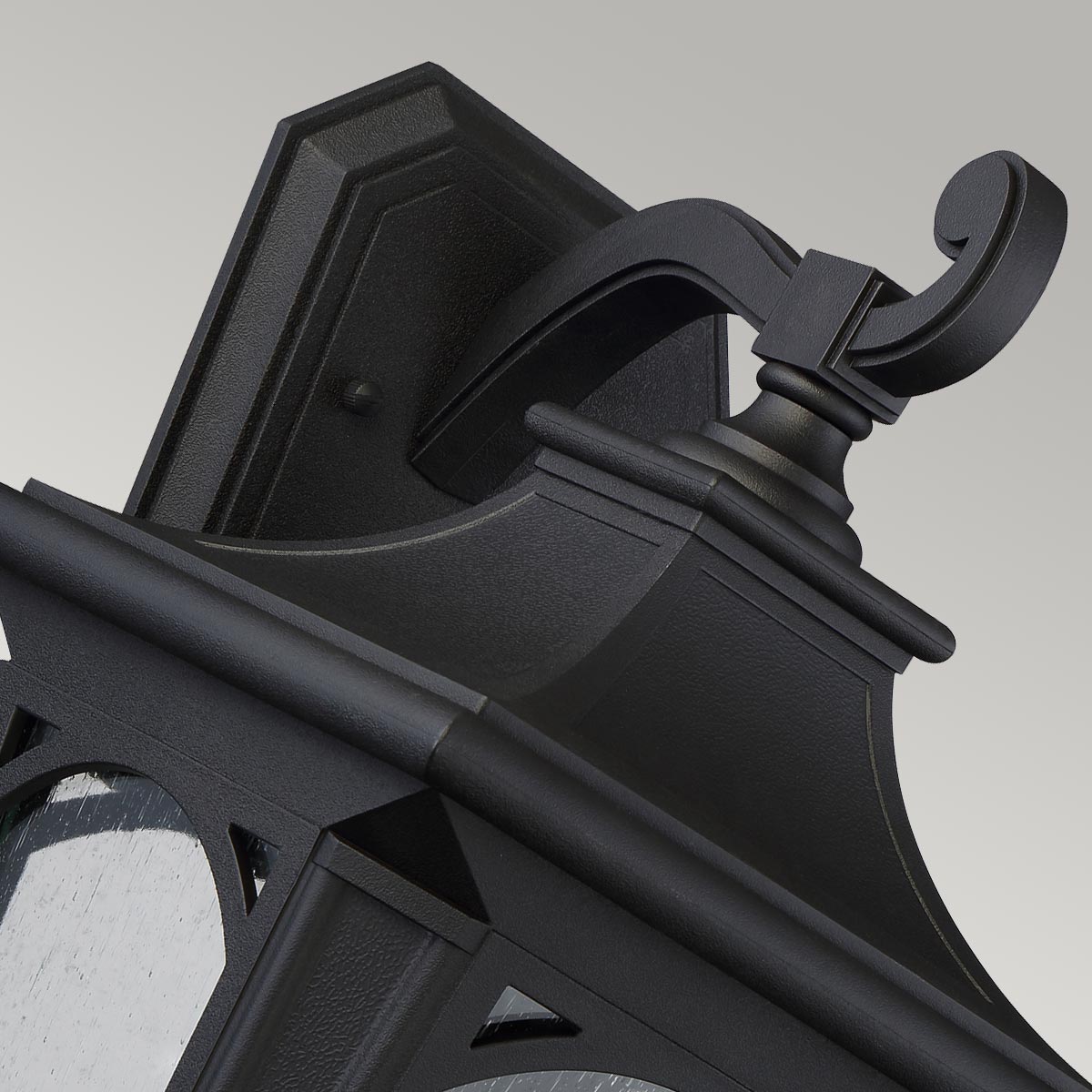 Quoizel Outdoor Wall Light from the Bedford range. Bedford 1 Light Large Wall Lantern Product Code = QZ-BEDFORD2-L