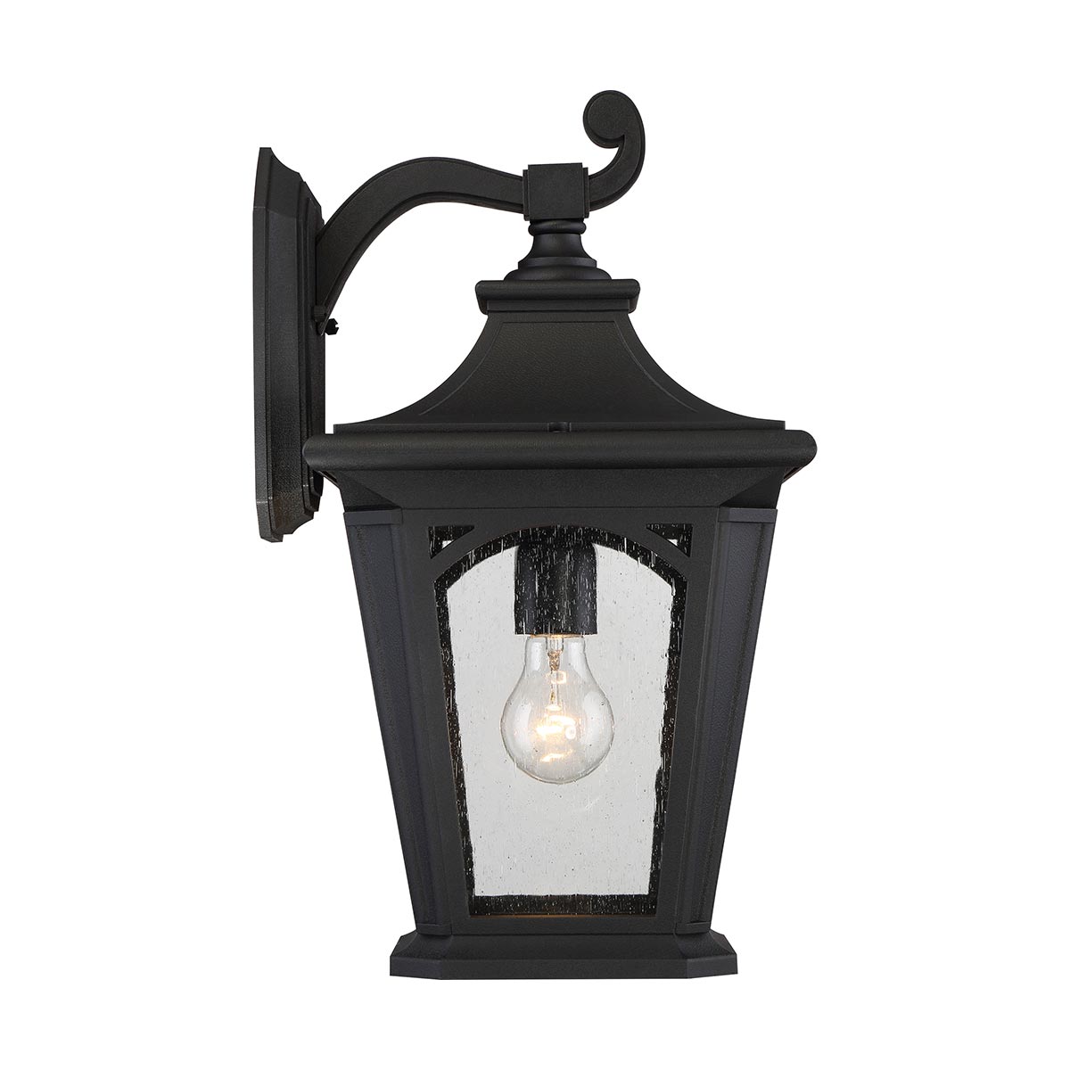 Quoizel Outdoor Wall Light from the Bedford range. Bedford 1 Light Large Wall Lantern Product Code = QZ-BEDFORD2-L