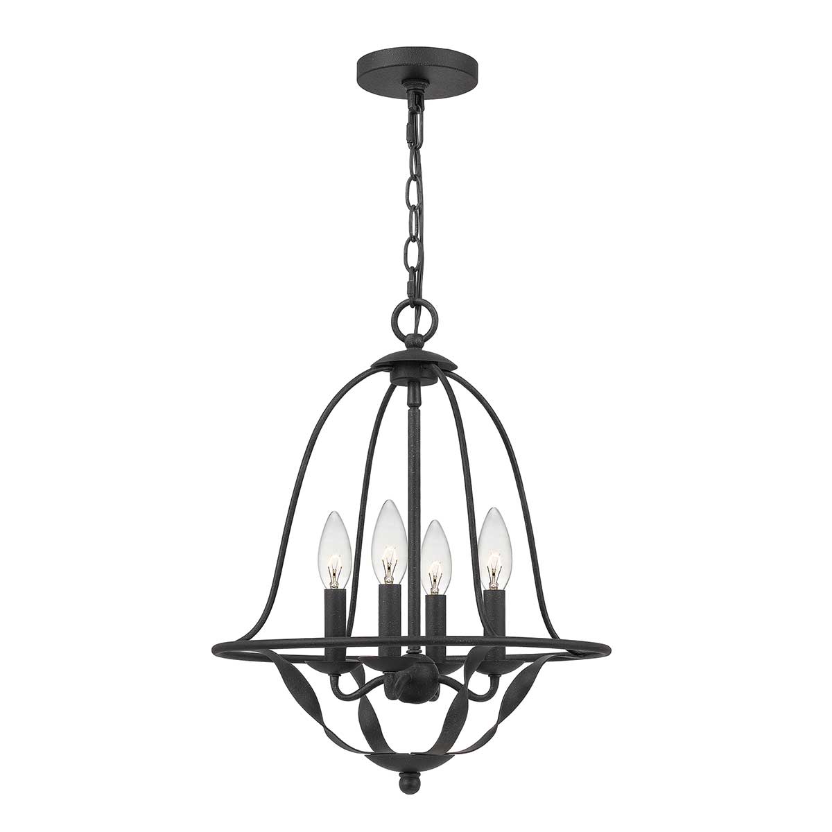 Quoizel Pendant from the Bradbury range. Bradbury 4 Light Pendant Product Code = QZ-BRADBURY-4P-GK