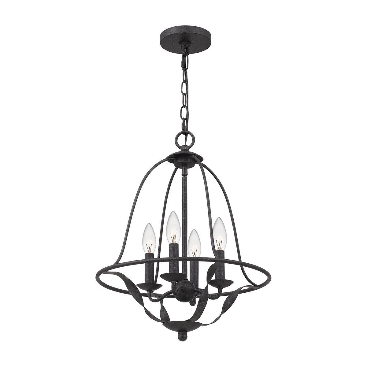 Quoizel Pendant from the Bradbury range. Bradbury 4 Light Pendant Product Code = QZ-BRADBURY-4P-GK