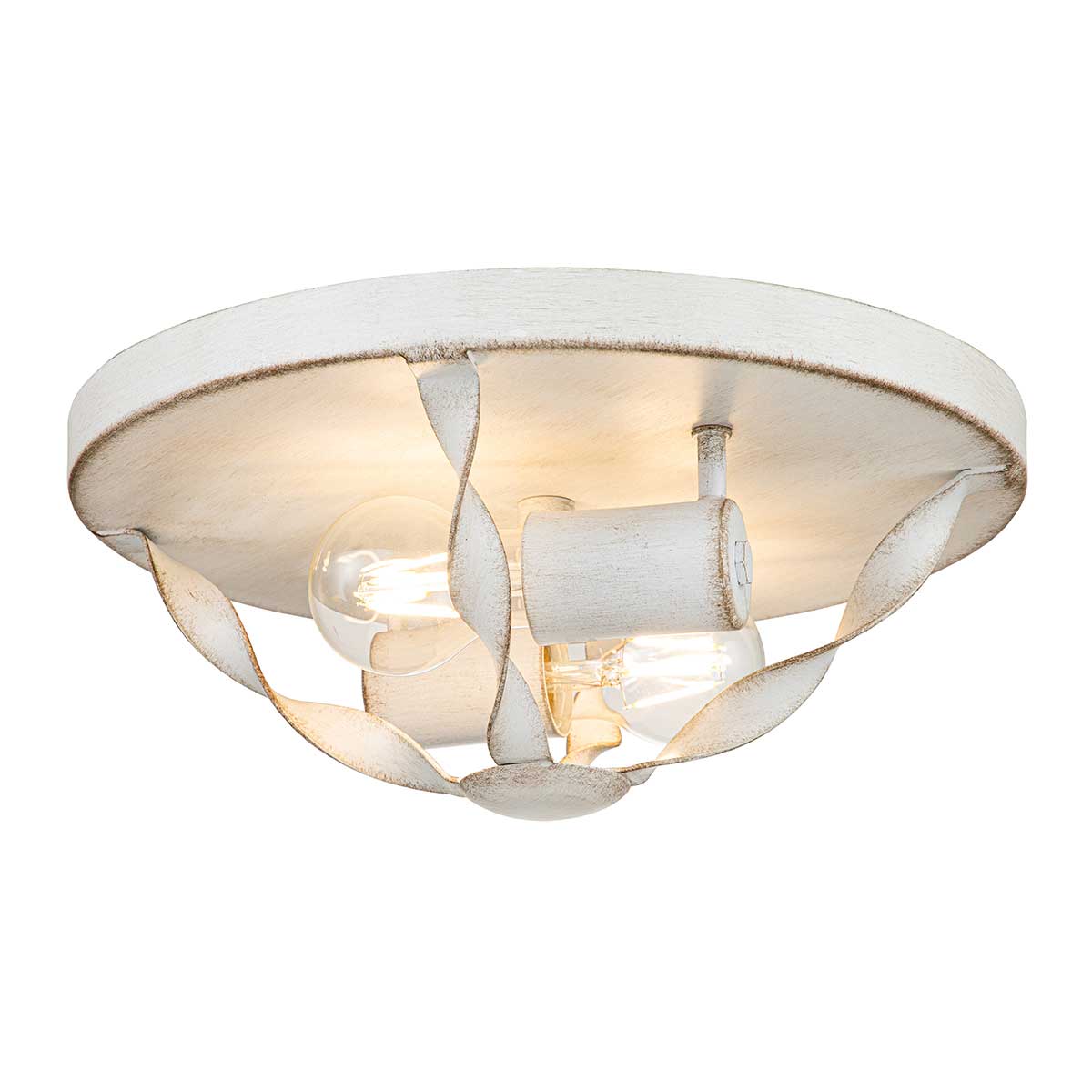 Quoizel Ceiling Flush from the Bradbury range. Bradbury 2 Light Flush Product Code = QZ-BRADBURY-F-AWH