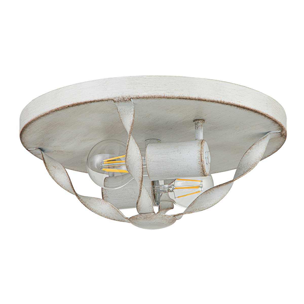 Quoizel Ceiling Flush from the Bradbury range. Bradbury 2 Light Flush Product Code = QZ-BRADBURY-F-AWH
