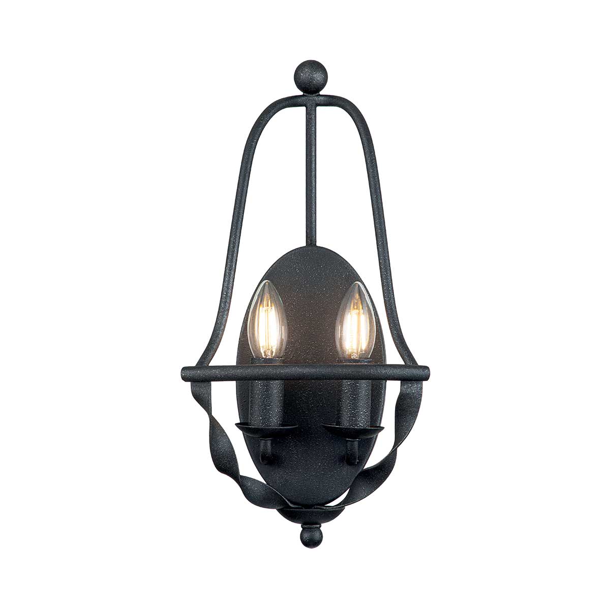 Quoizel Wall Light from the Bradbury range. Bradbury 2 Light Wall Light Product Code = QZ-BRADBURY2-GK