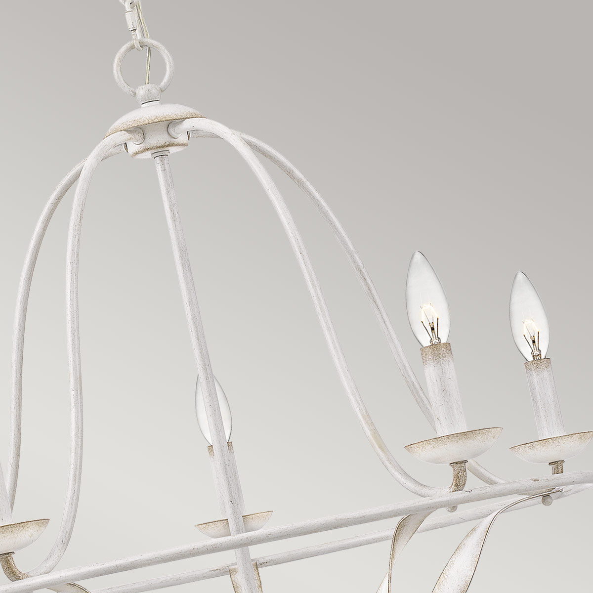 Quoizel Chandelier from the Bradbury range. Bradbury 5 Light Chandelier Product Code = QZ-BRADBURY5-AWH