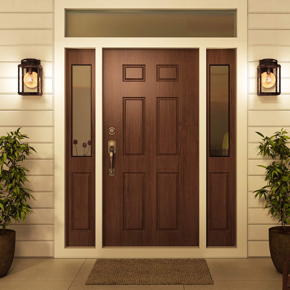 Quoizel Outdoor Wall Light from the Byron range. Byron 1 Light Medium Wall Lantern Product Code = QZ-BYRON-M