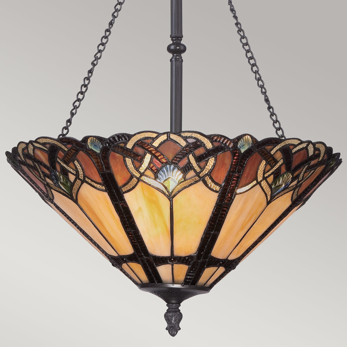 Quoizel Pendant from the Cambridge range. Cambridge 3 Light Pendant Product Code = QZ-CAMBRIDGE-P