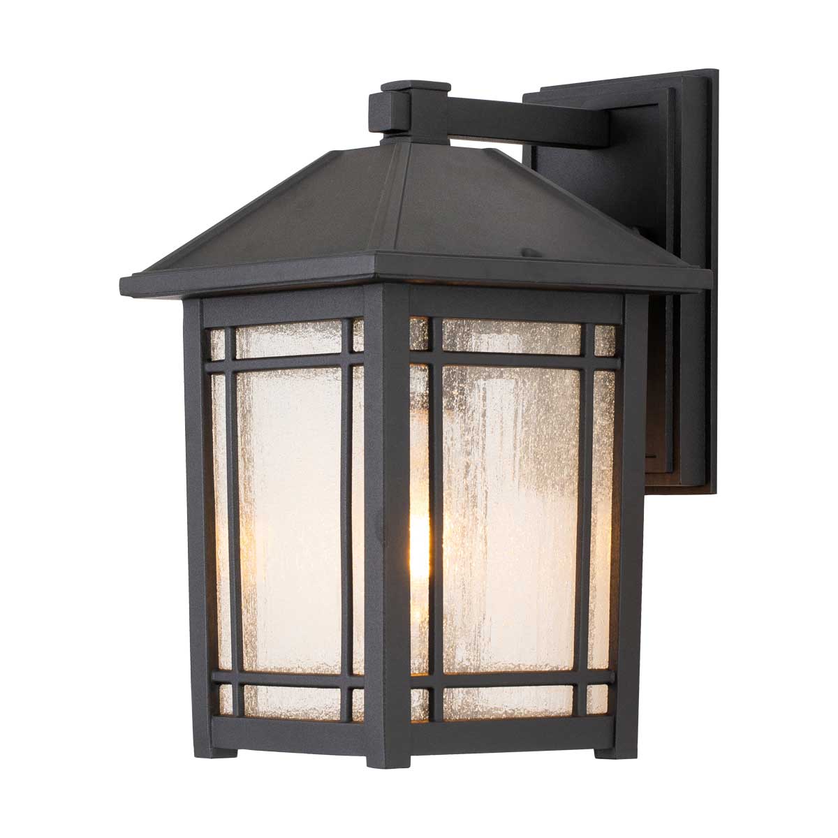 Quoizel Outdoor Wall Light from the Cedar Point range. Cedar Point 1 Light Wall Lantern - Medium Product Code = QZ-CEDAR-POINT-M-BK